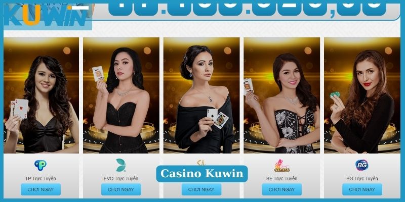 Đỉnh cao Kuwin Casino với rất nhiều trò đặc sắc